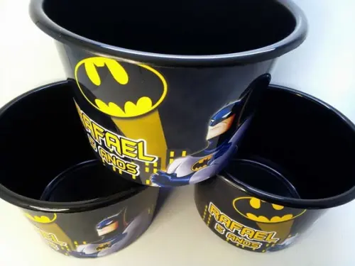 Balde de Pipoca 1,5l Tema Batman