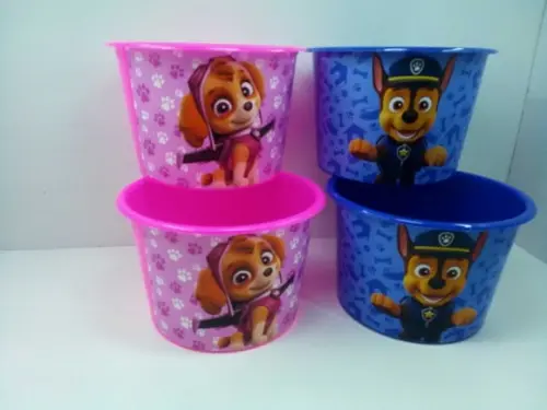 Balde de Pipoca 1,5l Tema Patrulha Canina