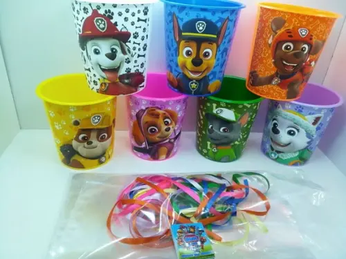 Balde de Pipoca de 1 Litro Tema Patrulha Canina