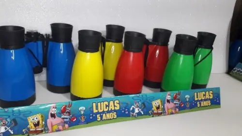 Binoculo Colorido Tema Bob Esponja