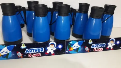 Binoculo de Plástico Colorido Zoom de 4 Vezes Astronauta