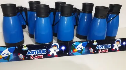 Binoculo de Plástico Colorido Zoom de 4 Vezes Astronauta