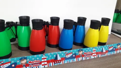 Binóculo de Plástico Colorido Zoom de 4 Vezes Marinheira