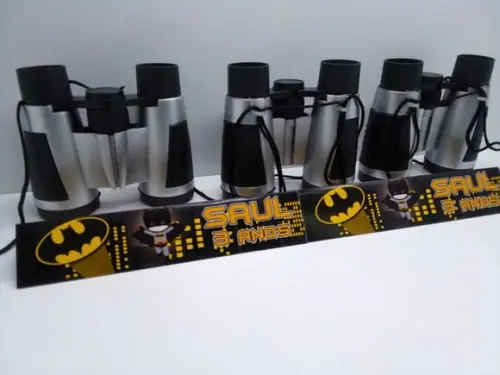 Binoculo Prata Tema Batman