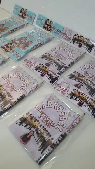 Bloquinho Mini Lápis + Lapela Tema Carrossel