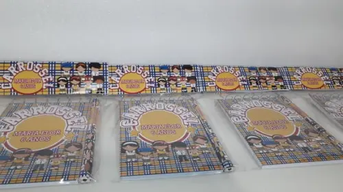 Bloquinho Mini Lápis + Lapela Tema Carrossel