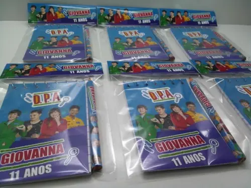 Bloquinho Mini Lápis + Lapela Tema Detetives do Predio Azul
