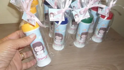 Bolhas de Sabão Personalizado Batizado