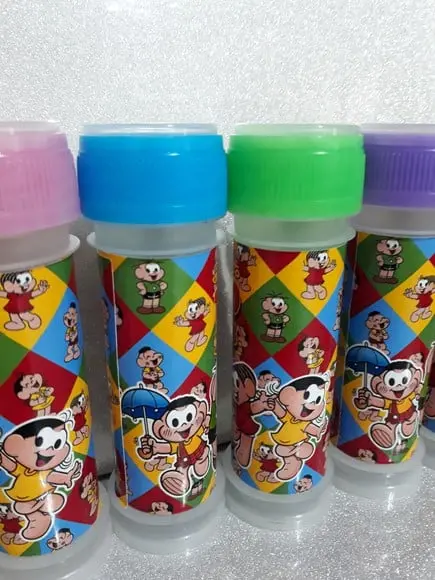 Bolhas de Sabão Personalizado Turma da Monica