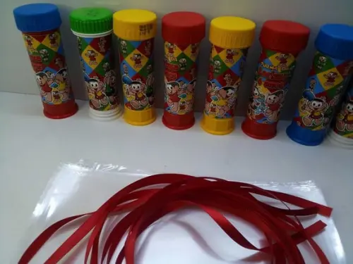 Bolhas de Sabão Personalizado Turma da Monica