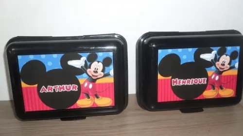 Case Tema Mickey 17cm x 6,5cm x 12cm