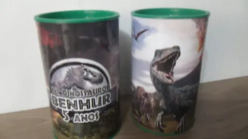 Cofre de Papelão Personalizado Dinossauros