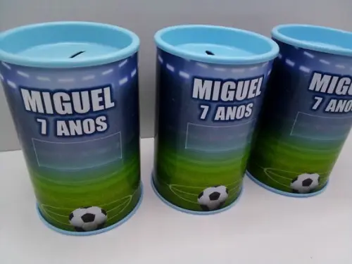 Cofre de Papelão Personalizado Futebol