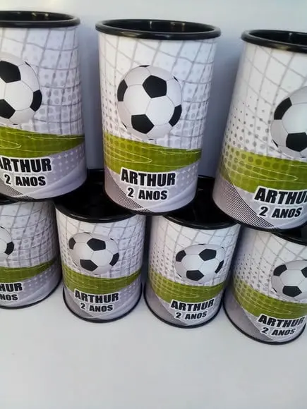 Cofre de Papelão Personalizado Futebol