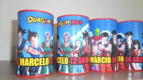 Cofre de Papelão Personalizado Dragon Ball