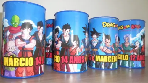 Cofre de Papelão Personalizado Dragon Ball