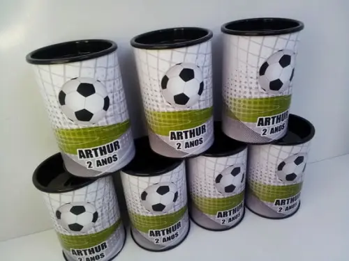 Cofre de Papelão Personalizado Futebol