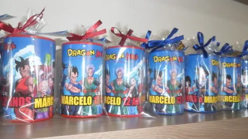Cofre de Papelão Personalizado Dragon Ball