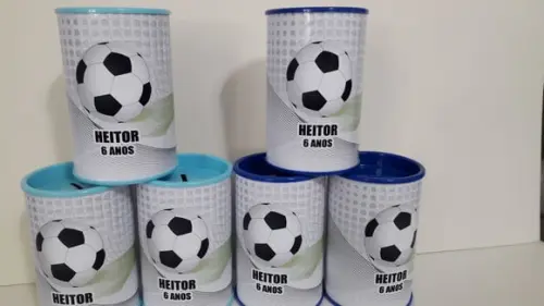 Cofre de Papelão Personalizado Futebol