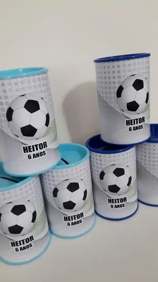 Cofre de Papelão Personalizado Futebol