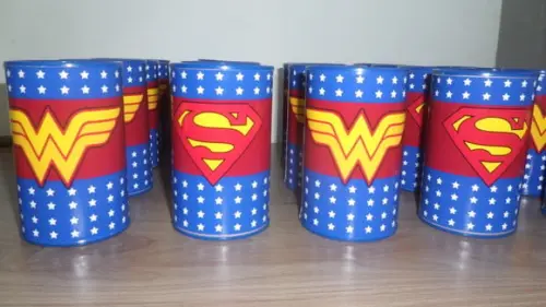 Cofre de Papelão Personalizado Mulher Maravilha