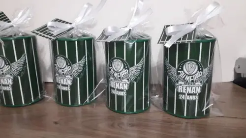 Cofre de Papelão Personalizado Futebol