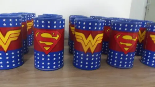 Cofre de Papelão Personalizado Mulher Maravilha