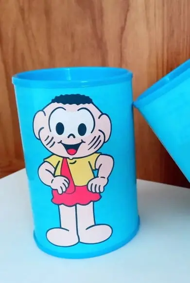 Cofre de Papelão Turma da Monica