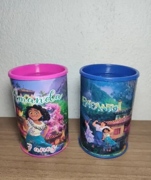 Cofre de Plastico Personalizado Tema Encanto