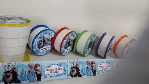Copo Retratil ou Copo Sanfonado Frozen