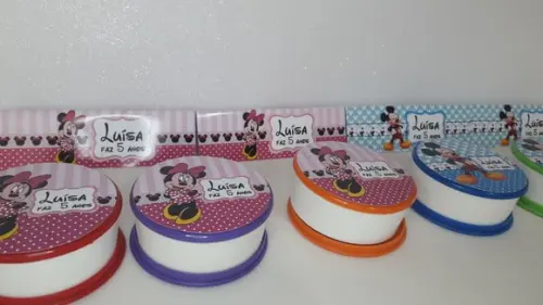 Copo Retratil ou Copo Sanfonado Minnie e Mickey