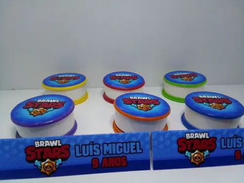 Copo Retratil ou Copo Sanfonado Tema Brawl Stars