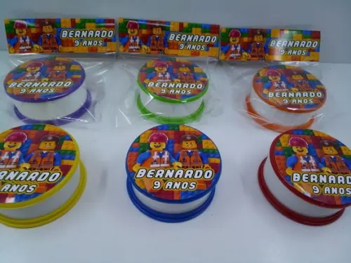 Copo Retratil ou Copo Sanfonado Tema Lego