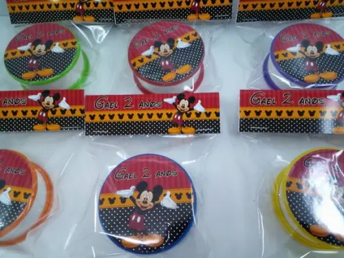 Copo Retratil ou Copo Sanfonado Tema Mickey