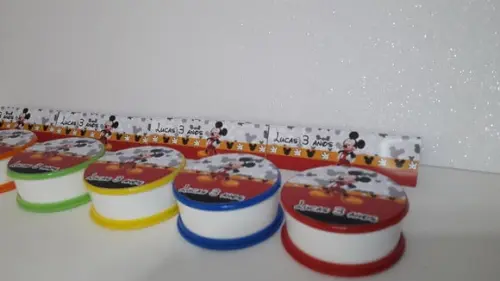Copo Retratil ou Copo Sanfonado Tema Mickey