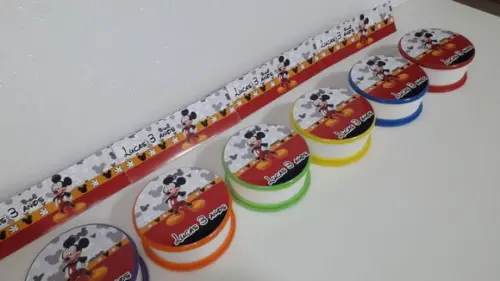 Copo Retratil ou Copo Sanfonado Tema Mickey