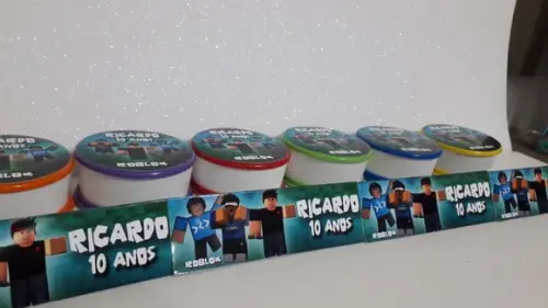 Copo Retratil ou Copo Sanfonado Tema Roblox