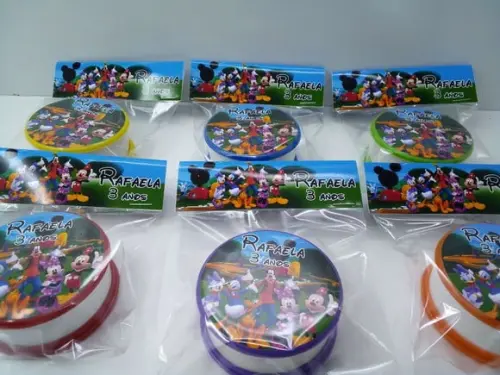 Copo Retratil ou Copo Sanfonado Turma do Mickey