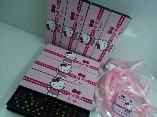 Domino Personalizado Hello Kitty