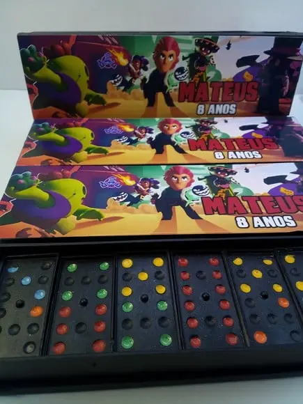 Domino Personalizado Tema Brawl Stars