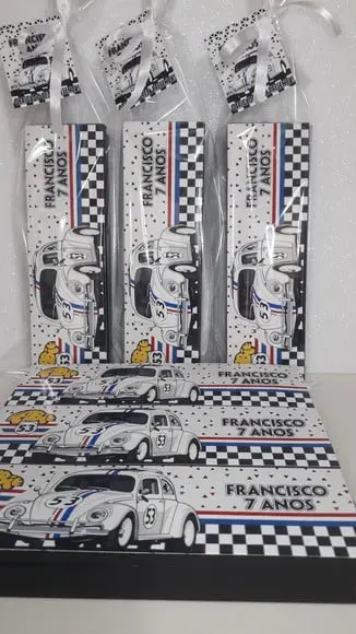 Domino Personalizado Tema Herbie