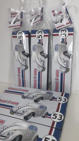 Domino Personalizado Tema Herbie