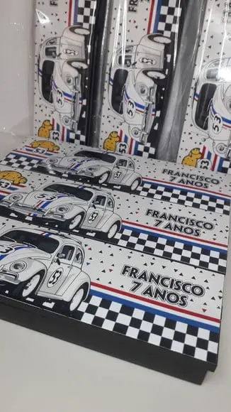 Domino Personalizado Tema Herbie