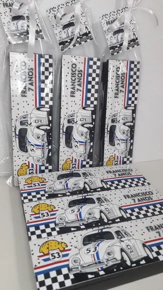 Domino Personalizado Tema Herbie