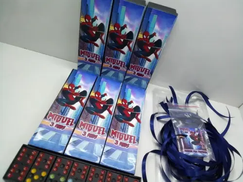 Domino Personalizado Tema Homem Aranha