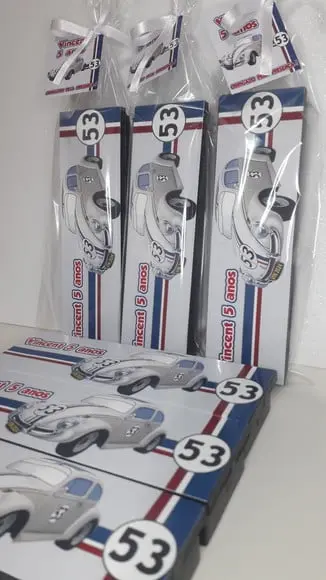 Domino Personalizado Tema Herbie
