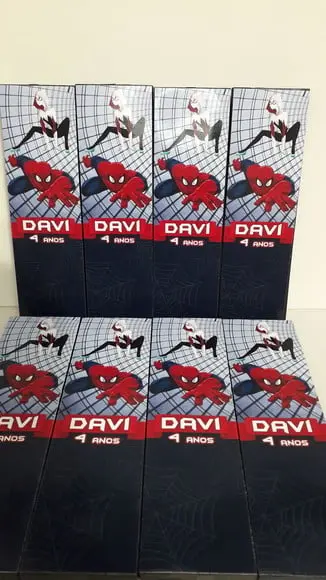 Domino Personalizado Tema Homem Aranha