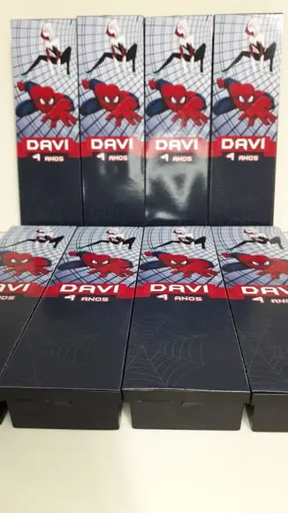 Domino Personalizado Tema Homem Aranha