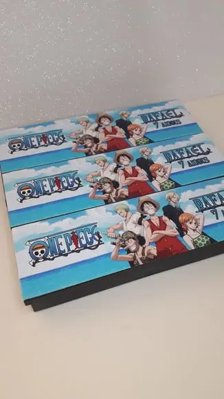 Domino Personalizado Tema One Piece