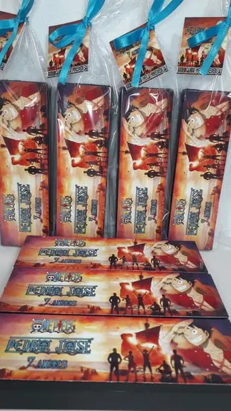 Domino Personalizado Tema One Piece